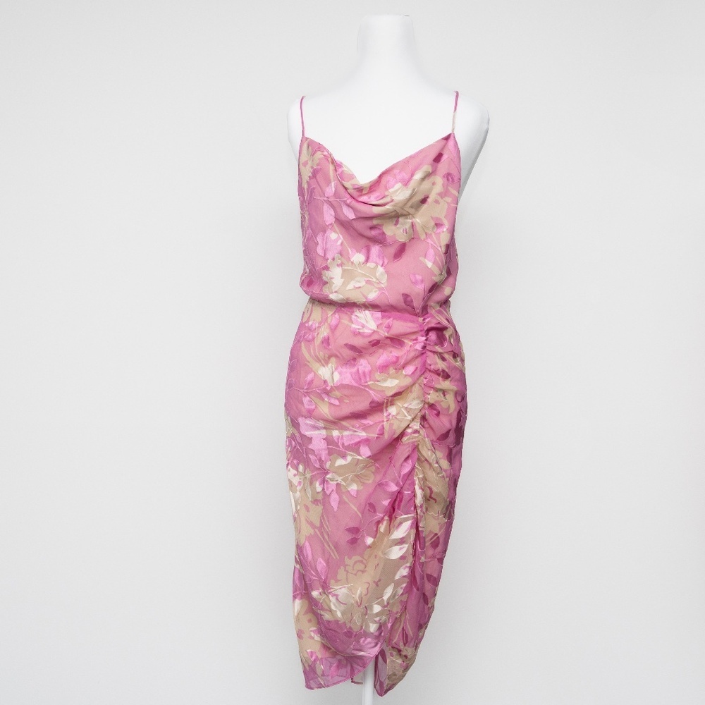 SAMSOE SAMSOE -‎ Dapples Floral Satin Burnout Dress. - Picture 2 of 14